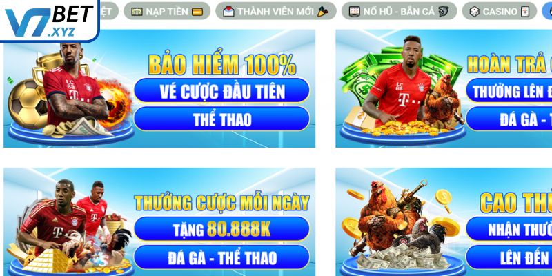 Khuyến Mãi V7Bet - Cơ Hội Vàng Săn Thưởng Cực Khủng 1 Khuyến mãi thể thao thưởng tới 38.888.000 VNĐ