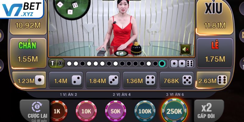 Tài Xỉu Online - Game Hot Tại V7Bet Cho Người Yêu Xúc Xắc 1 Quy luật chơi Tài Xỉu online tại V7Bet
